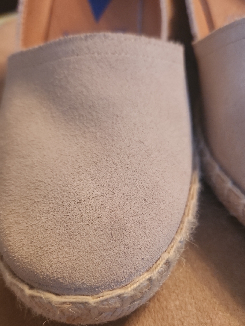 Casual Espadrille Wedge Pumps in Light Taupe - Picture 6 of 17